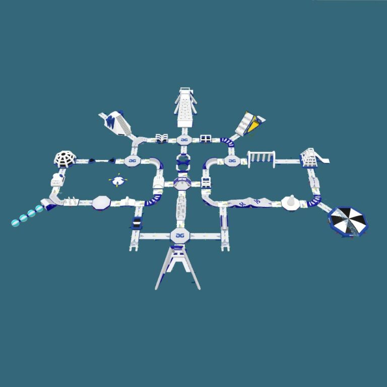 Plan 3D de l'AquaPlayPark de Saverdunge ---